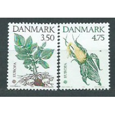 Dinamarca - Correo 1992 Yvert 1028/29 ** Mnh Europa