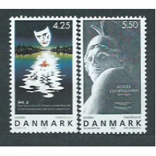 Dinamarca - Correo 2003  Yvert 1344/5 ** Mnh Europa