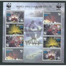 Micronesia - Correo 2005 Yvert 1415/8 Minipliego ** Mnh Fauna Marina. Corales