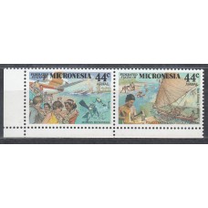 Micronesia Aereo Yvert 30/1 ** Mnh