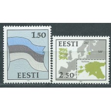 Estonia - Correo 1991 Yvert 188/89 ** Mnh