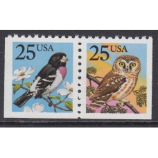 Estados Unidos - Correo 1988 Yvert 1813/4 ** Mnh Fauna. Aves