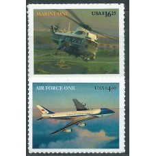 Estados Unidos Correo 2007 Yvert 3924/25 ** Mnh Avión