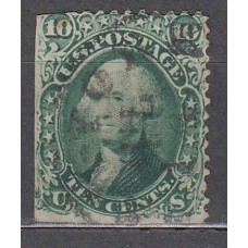 Estados Unidos - Correo 1861 Yvert 22a  usado