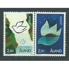 Aland Correo Yvert 100/1 ** Mnh