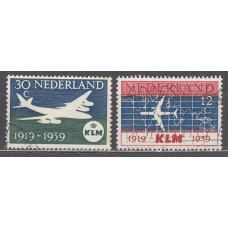 Holanda - Correo 1959 Yvert 710/1 usado Avión