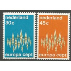 Holanda - Correo 1972 Yvert 958/9 ** Mnh Europa