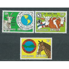 Antillas Holandesas Correo 1979 Yvert 575/7 ** Mnh Fauna