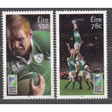 Irlanda - Correo 2007 Yvert 1792/3 ** Mnh Deportes Rugby