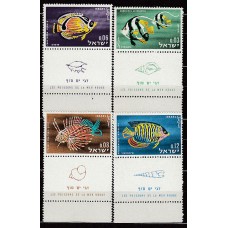 Israel - Correo 1962 Yvert 225/8 ** Mnh  Fauna peces