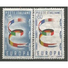 Italia - Correo 1956 Yvert 731/2 ** Mnh Europa