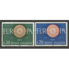 Italia - Correo 1960 Yvert 822/3 ** Mnh Europa