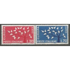 Italia - Correo 1962 Yvert 873/4 ** Mnh Europa