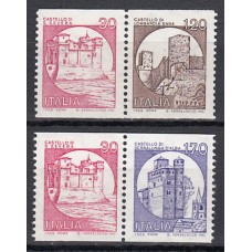 Italia - Correo 1980 Yvert 1457a/b/ ** Mnh Castillos