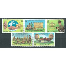 Man - Correo 1982 Yvert 198/202 ** Mnh Scoutismo