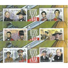 Man - Correo 2000 Yvert 903/8 ** Mnh Militares célebres