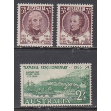 Australia - Correo 1953 Yvert 203/5 * Mh Personajes