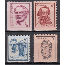 Australia - Correo 1971 Yvert 426/429 ** Mnh Personajes