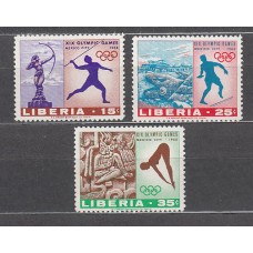 Liberia - Correo 1968 Yvert 460/2 * Mh  Olimpiadas de Méjico
