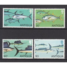 Antigua Correo Yvert 547/50 ** Mnh Fauna peces