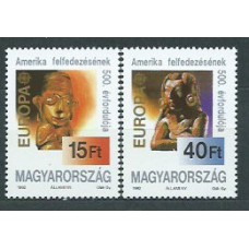 Hungria - Correo 1992 Yvert 3370/1 ** Mnh Descubrimiento de América
