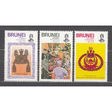 Brunei - Correo Yvert 239/41 ** Mnh  Coronación del sultán