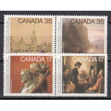 Canada - Correo 1980 Yvert 728/31 ** Mnh Pinturas