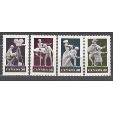 Canada - Correo 1989 Yvert 1111/4 ** Mnh Esculturas de Papel