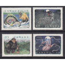 Canada - Correo 1990 Yvert 1158A/D ** Mnh Criaturas Legendarias