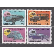 Grenada - Correo 1986 Yvert 1377/80 ** Mnh Automóviles
