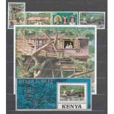 Kenya - Correo Yvert 82/5+Hb 7/8 ** Mnh