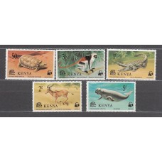 Kenya - Correo Yvert 86/9 ** Mnh  Fauna WWF