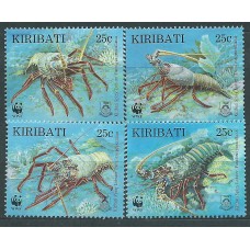 Kiribati - Correo Yvert 409/12 ** Mnh Fauna Marina. WWF