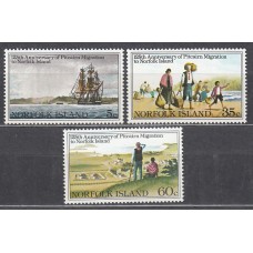 Norfolk - Correo Yvert 257/9 ** Mnh Barcos