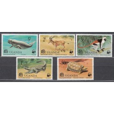 Uganda - Correo Yvert 142/6 ** Mnh  Fauna