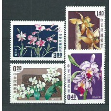 Formosa - Correo 1958 Yvert 255/8 ** Mnh  Flores