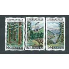 Formosa - Correo 1960 Yvert 333/5 ** Mnh  Flora
