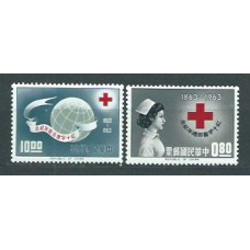 Formosa - Correo 1963 Yvert 444/5 ** Mnh  Cruz roja