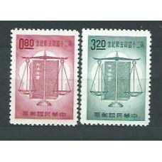 Formosa - Correo 1965 Yvert 499/500 (*) Mng  Día de la justicia