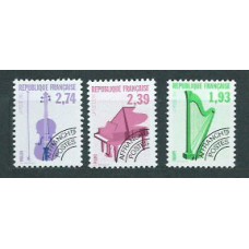 Francia - Preobliterados Yvert 210/2 ** Mnh  Instrumentos musicales