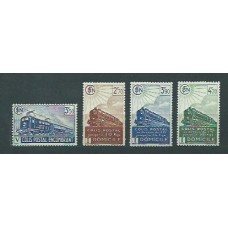 Francia - Paquetes Postales Yvert 183/6 * Mh  Trenes