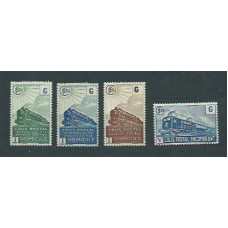 Francia - Paquetes Postales Yvert 221/3A+224 * Mh  Trenes