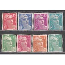 Francia - Correo 1948 Yvert 806/13 ** Mnh