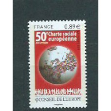 Francia - Servicio Yvert 150 ** Mnh  Consejo de Europa