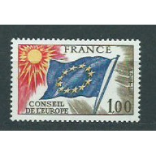 Francia - Servicio Yvert 49 ** Mnh  Consejo de Europa