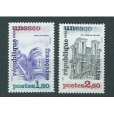 Francia - Servicio Yvert 71/2 ** Mnh  UNESCO