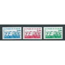 Francia - Servicio Yvert 93/5 ** Mnh  Consejo de Europa