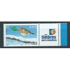 Francia - Personalizados Yvert 3621A ** Mnh  Fauna ave