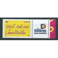 Francia - Personalizados Yvert 3636A ** Mnh