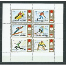 Arabia Sud Este (Fujeira) - Correo Yvert 132+A,76 ** Mnh  Olimpiadas de Saporo